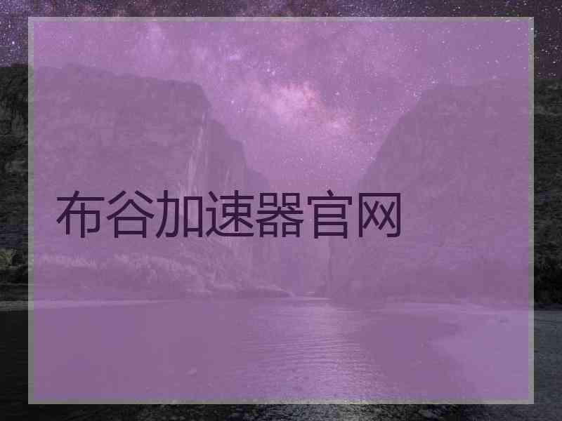 布谷加速器官网