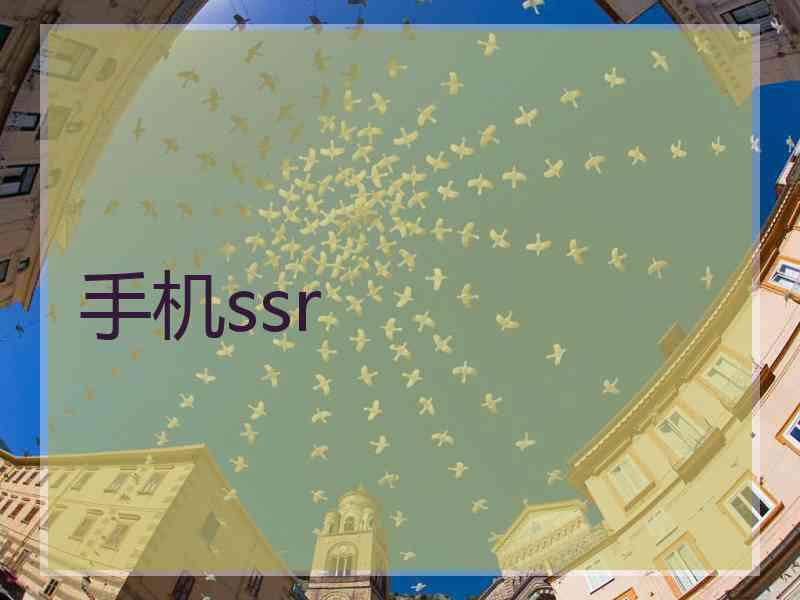 手机ssr