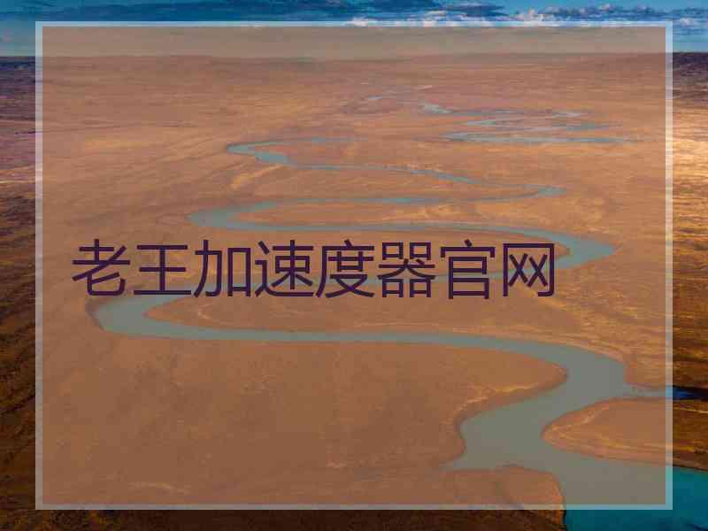 老王加速度器官网