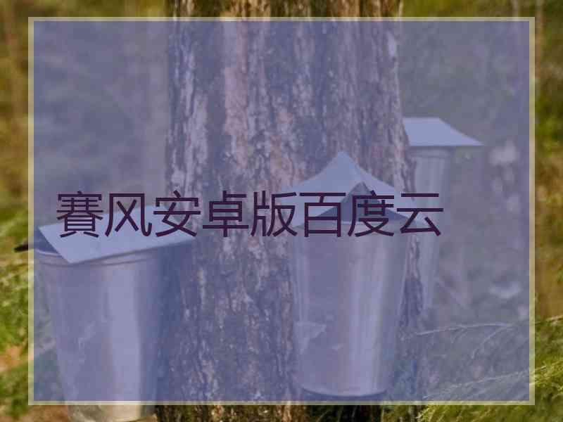 賽风安卓版百度云