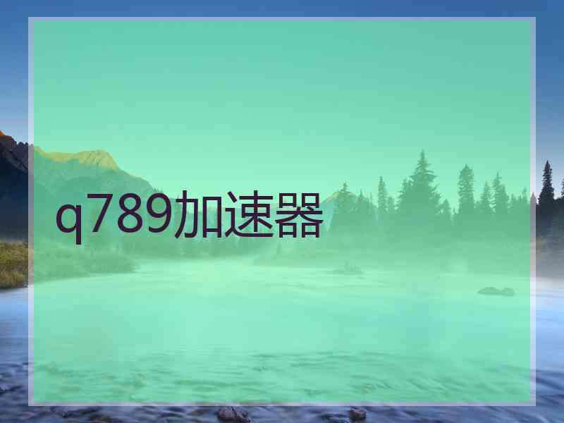 q789加速器