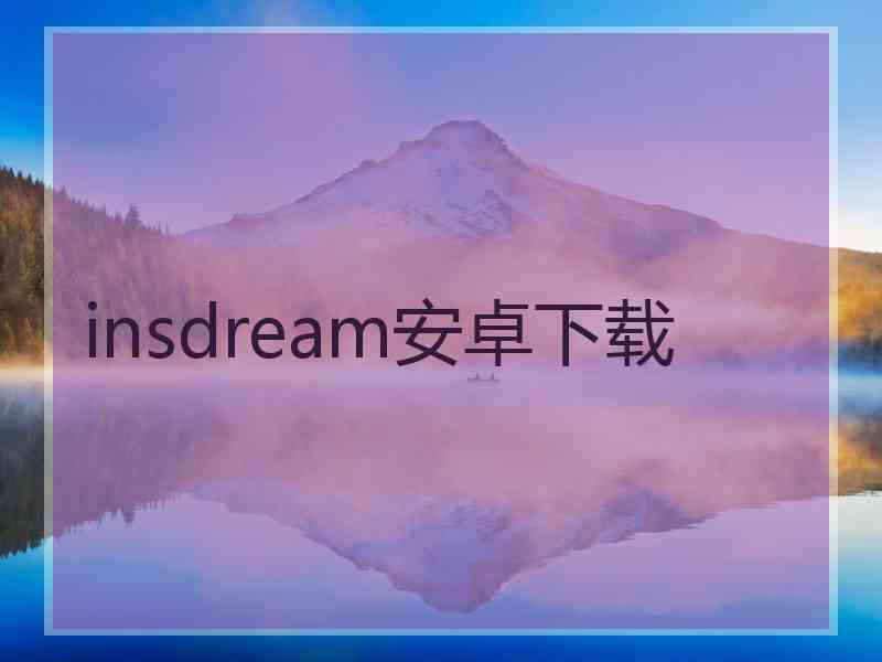 insdream安卓下载