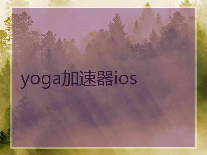 yoga加速器ios