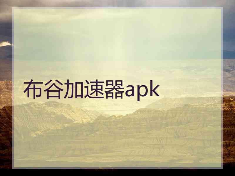 布谷加速器apk