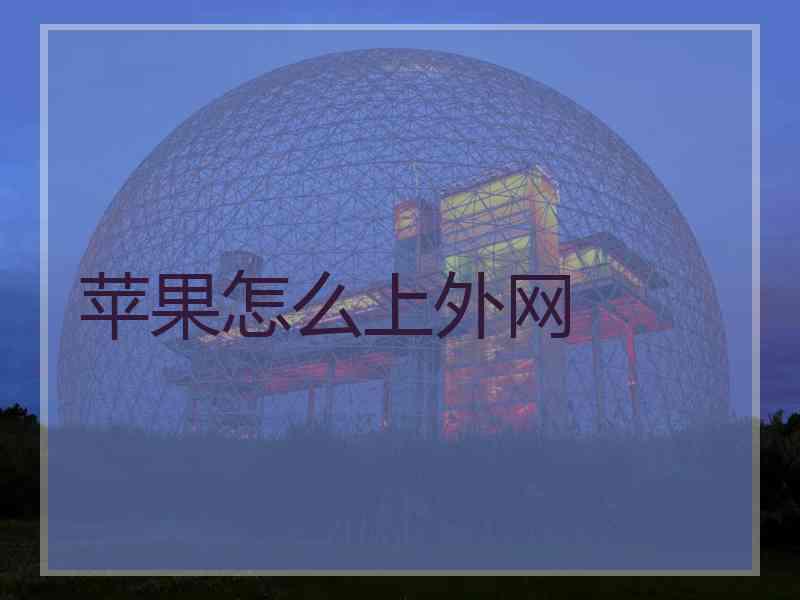苹果怎么上外网