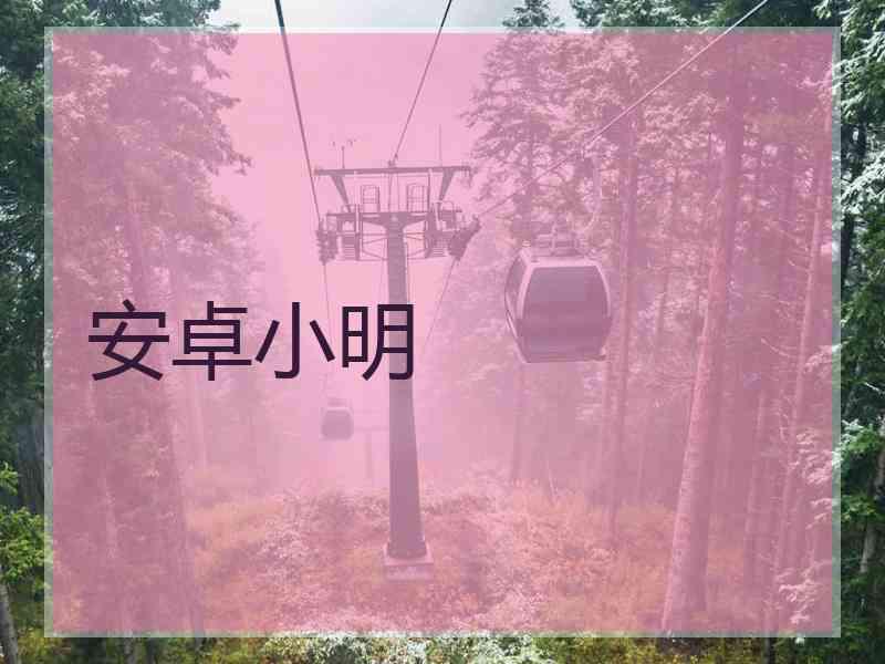 安卓小明