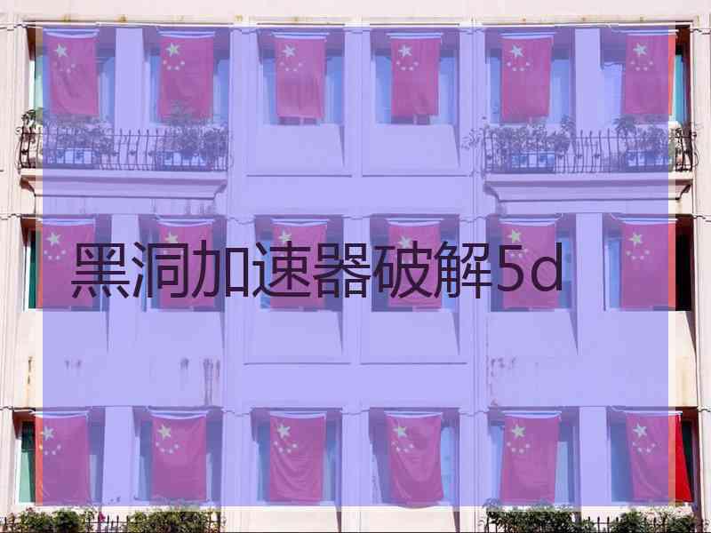 黑洞加速器破解5d