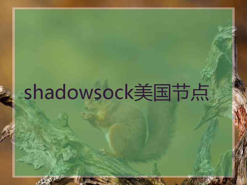shadowsock美国节点