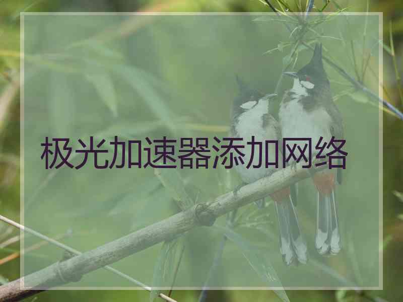 极光加速器添加网络