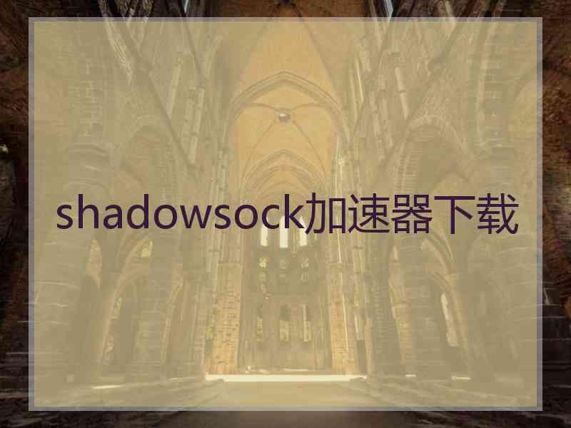 shadowsock加速器下载