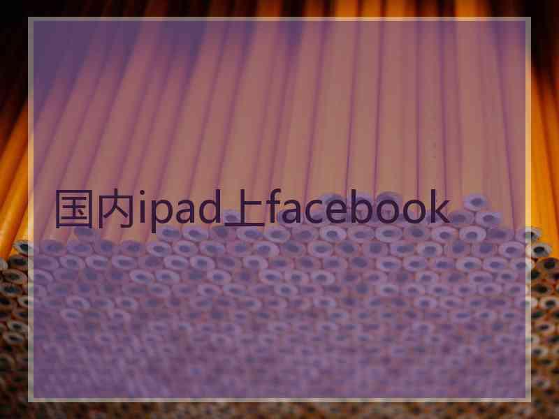 国内ipad上facebook