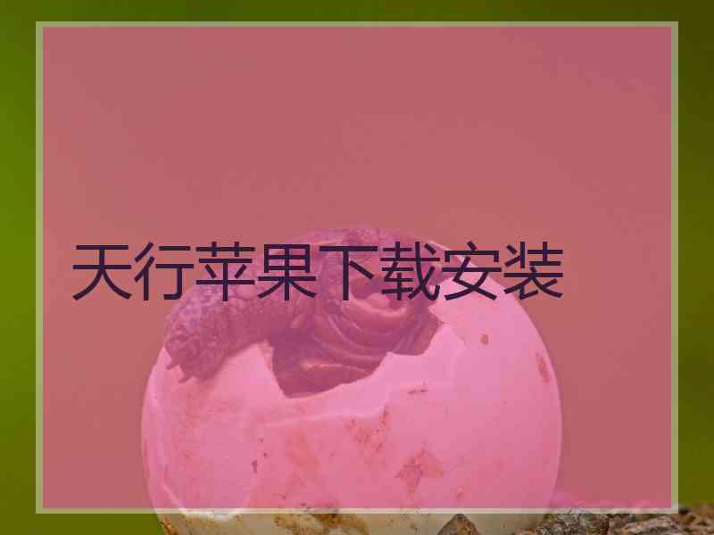 天行苹果下载安装