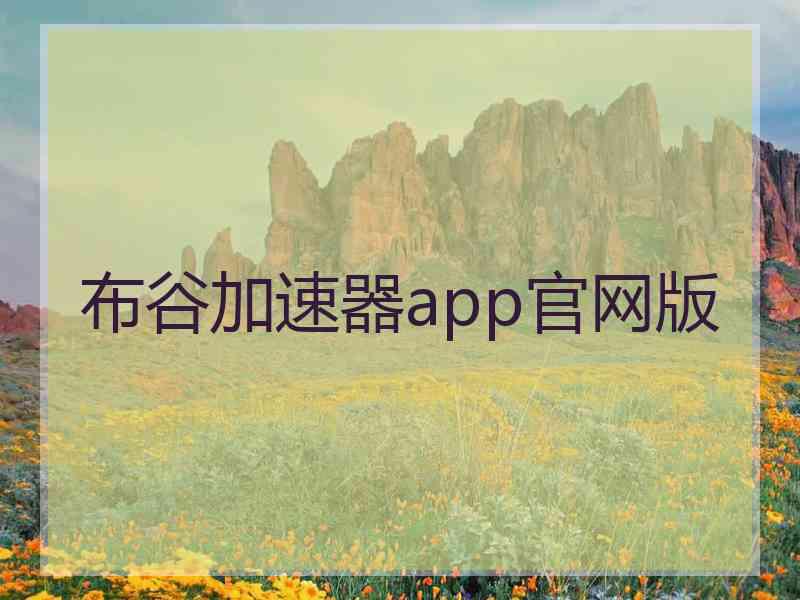 布谷加速器app官网版