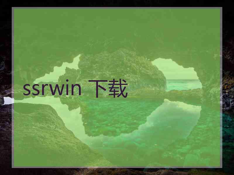 ssrwin 下载