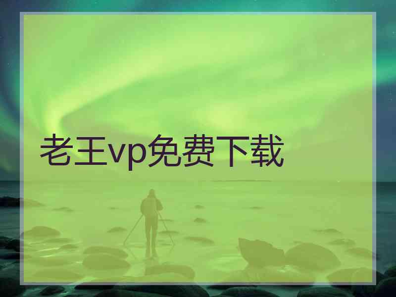 老王vp免费下载