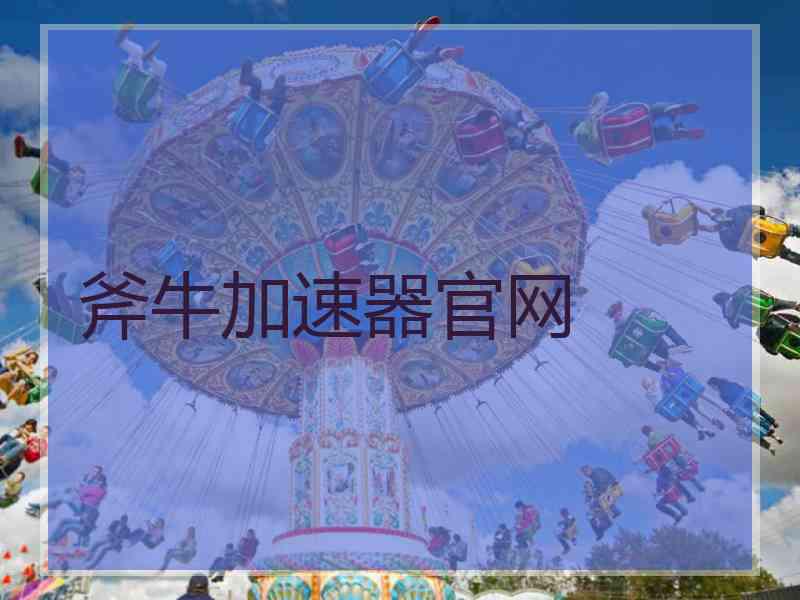 斧牛加速器官网