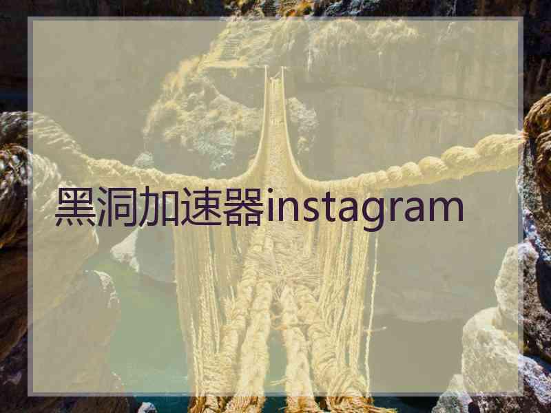 黑洞加速器instagram