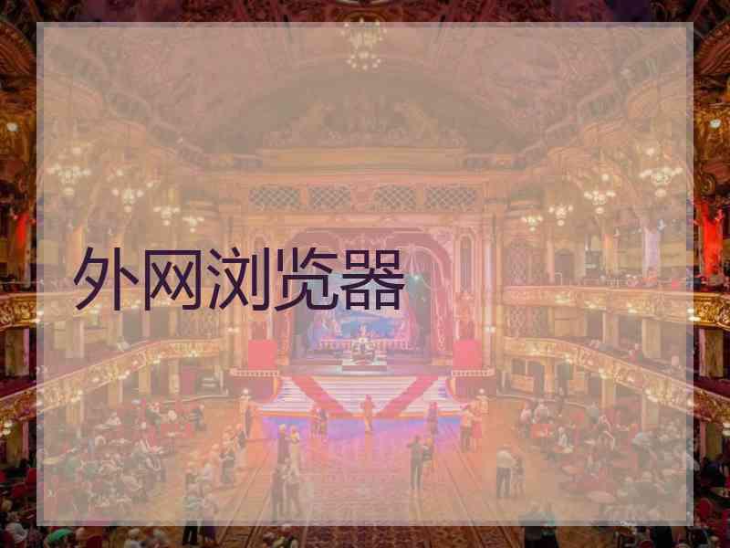 外网浏览器