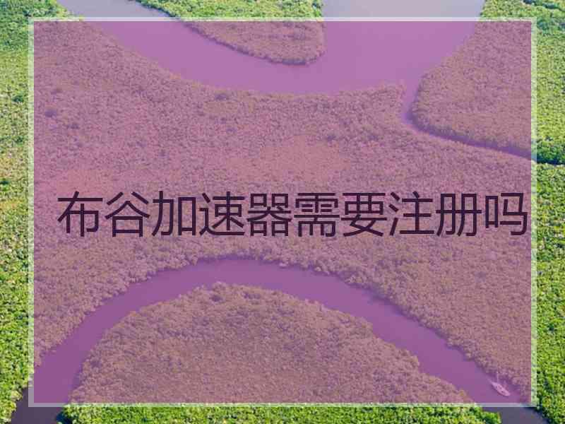布谷加速器需要注册吗