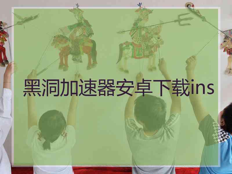 黑洞加速器安卓下载ins