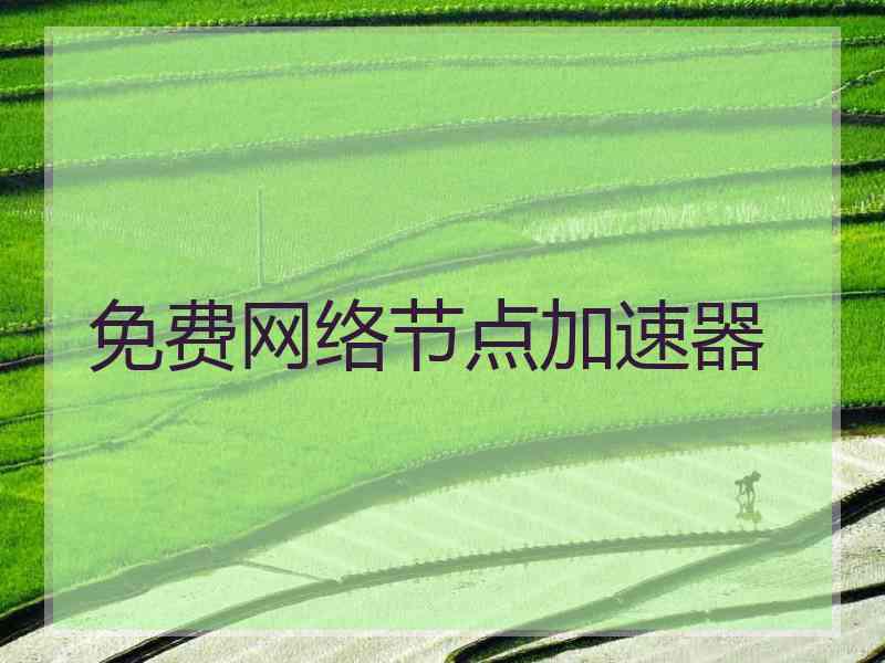 免费网络节点加速器
