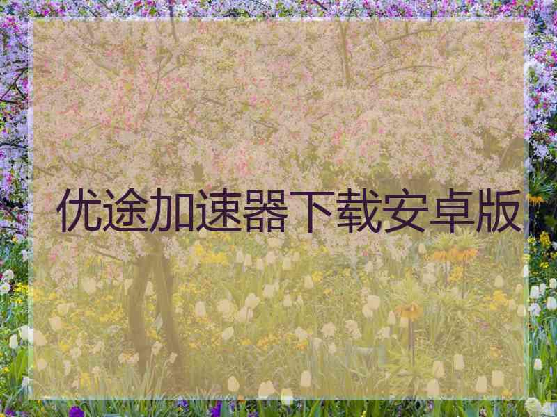 优途加速器下载安卓版