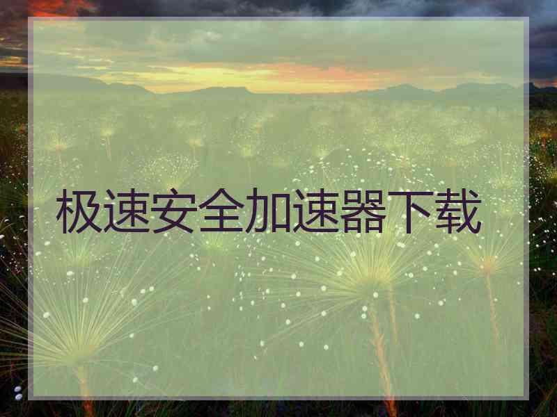 极速安全加速器下载
