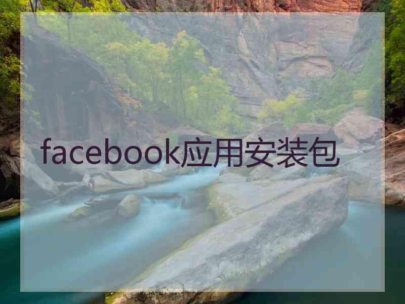 facebook应用安装包