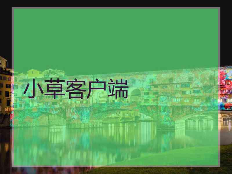 小草客户端