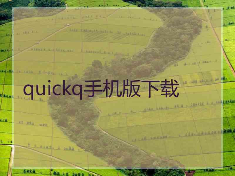 quickq手机版下载