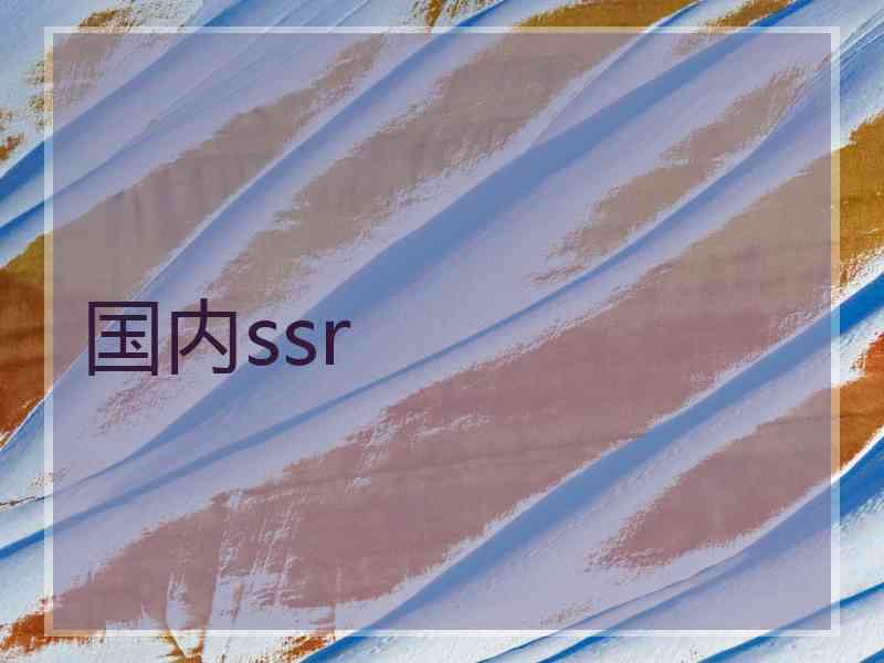 国内ssr