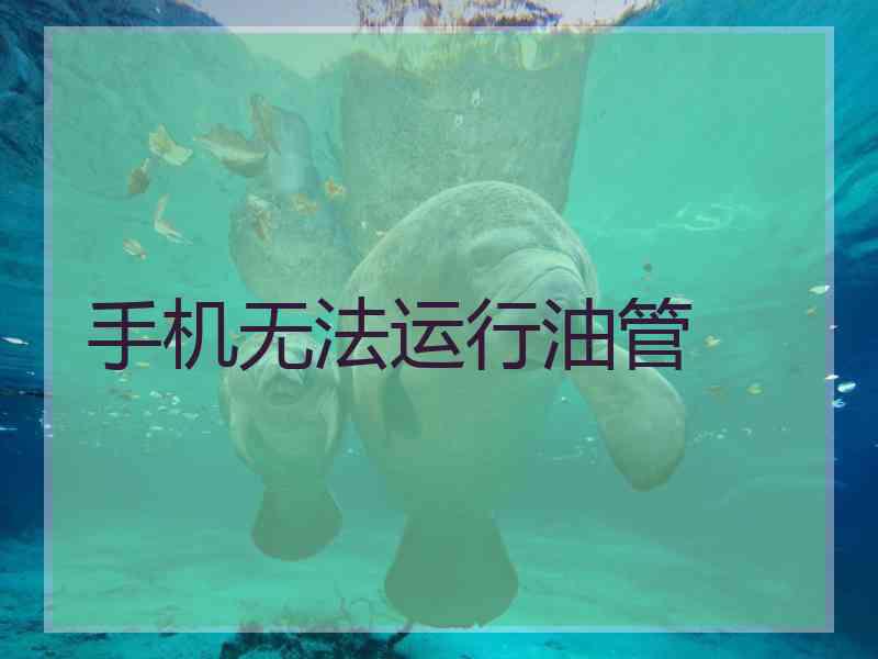 手机无法运行油管