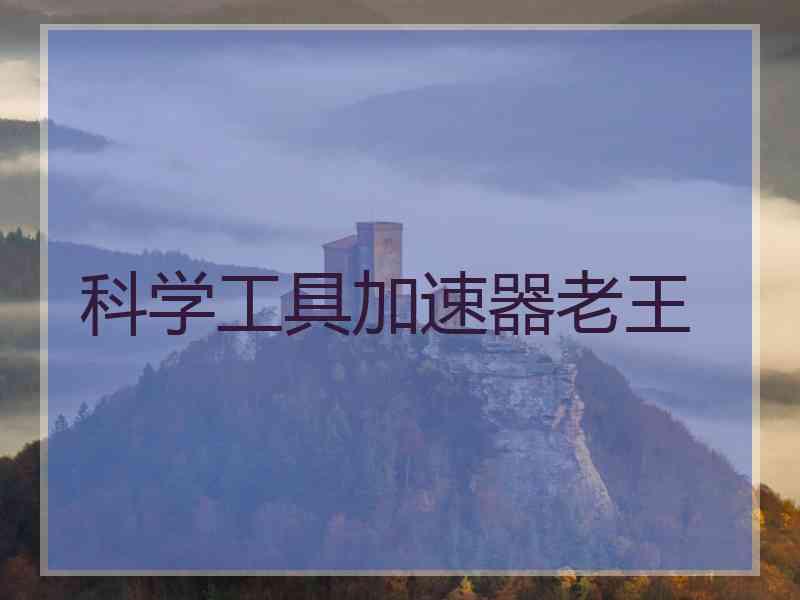 科学工具加速器老王