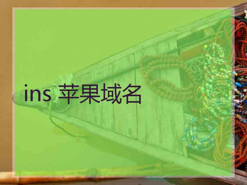 ins 苹果域名