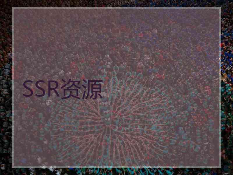 SSR资源