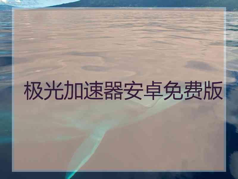 极光加速器安卓免费版