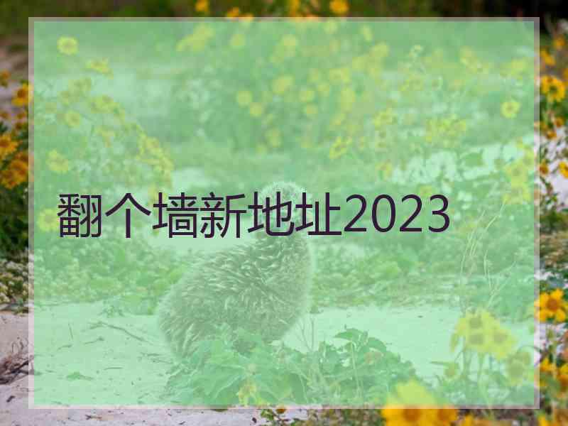 翻个墙新地址2023