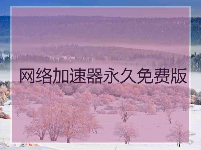 网络加速器永久免费版