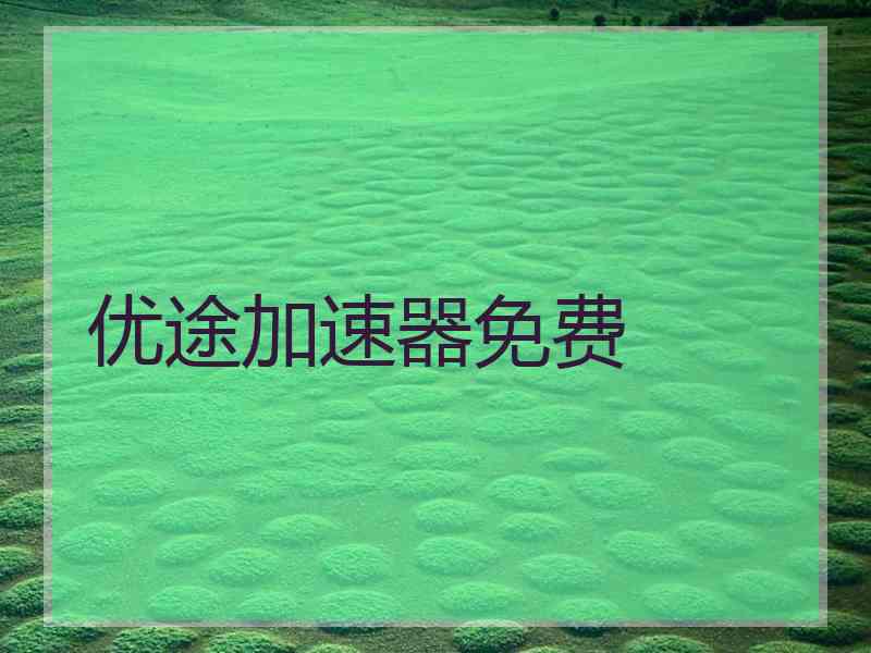 优途加速器免费