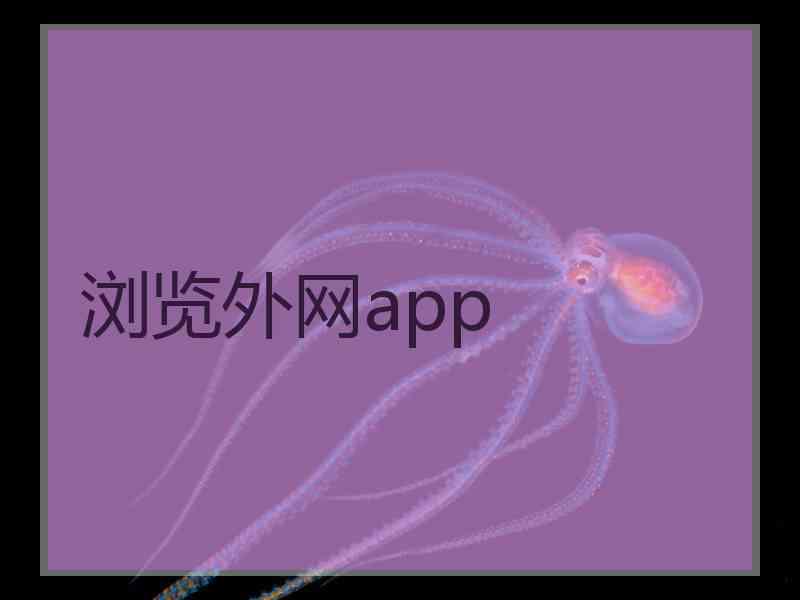 浏览外网app
