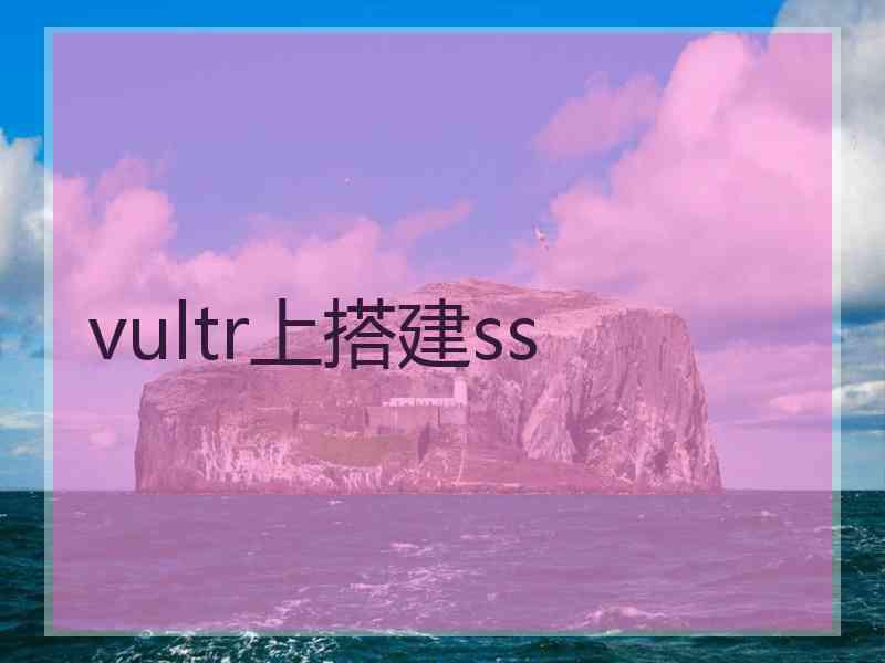 vultr上搭建ss
