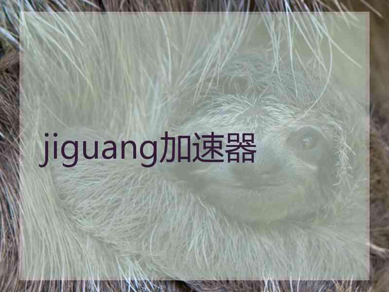jiguang加速器