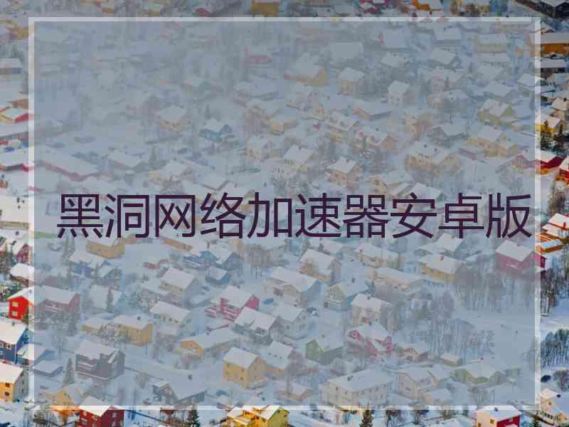 黑洞网络加速器安卓版