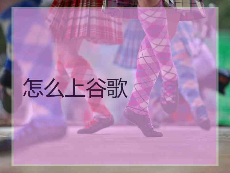 怎么上谷歌