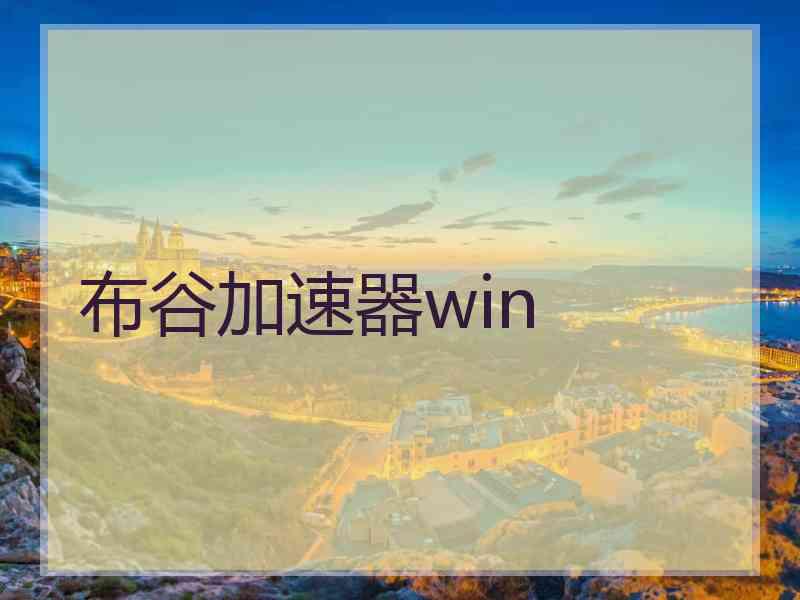 布谷加速器win
