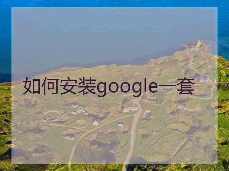 如何安装google一套