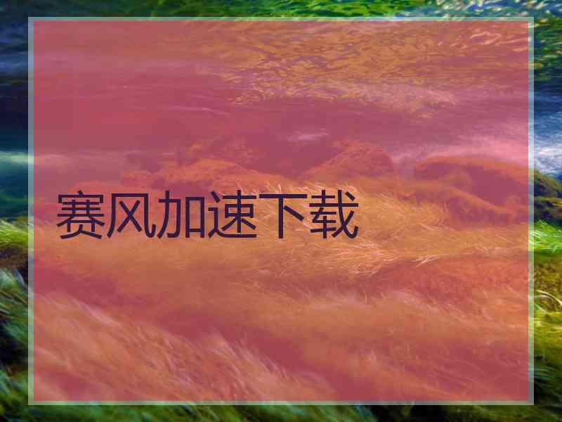 赛风加速下载